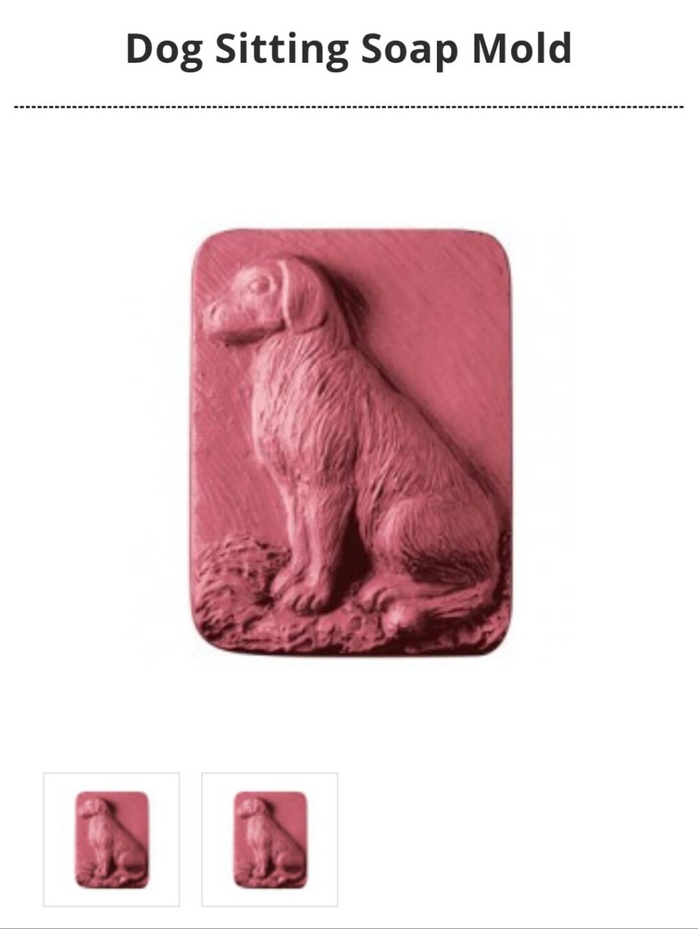 Milky Way Sitting Dog soap Mold